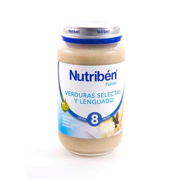 NUTRIBEN POTITO VERDURA SELECTA Y LENGUADO 250 G