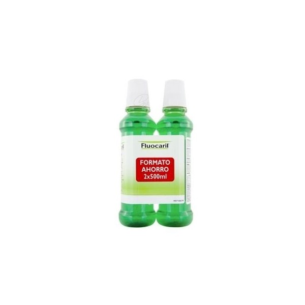 FLUOCARIL BIFLUORE COLUTORIO CON FLUOR PACK 500 ML 2U