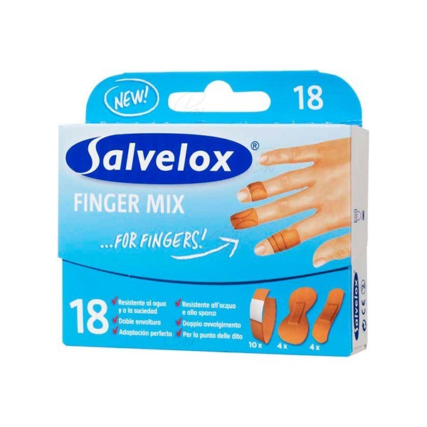 SALVELOX FINGER MIX SURTIDO 18 U