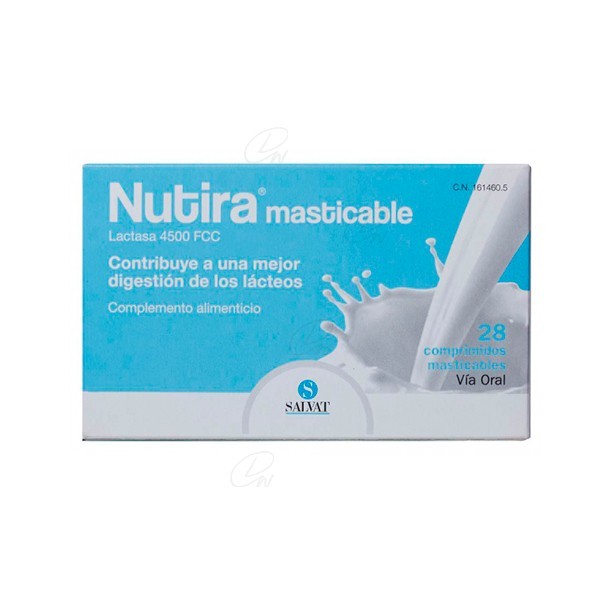 NUTIRA LACTASA 4500 FCC 28 COMP MASTICABLES