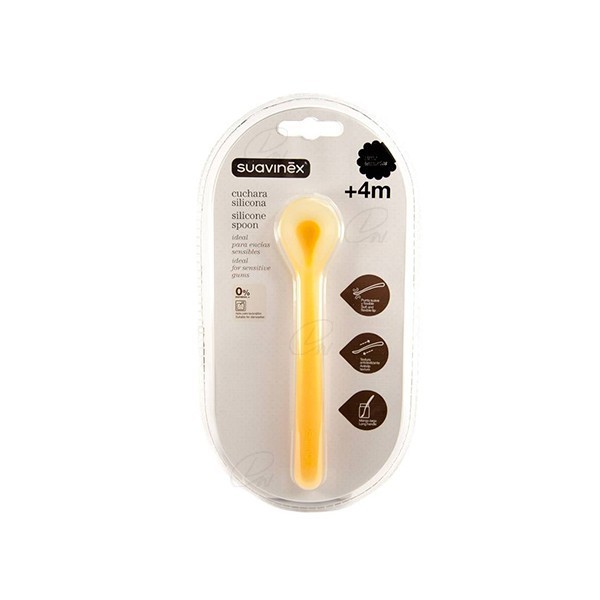 SUAVINEX CUCHARA SILICONA 4M