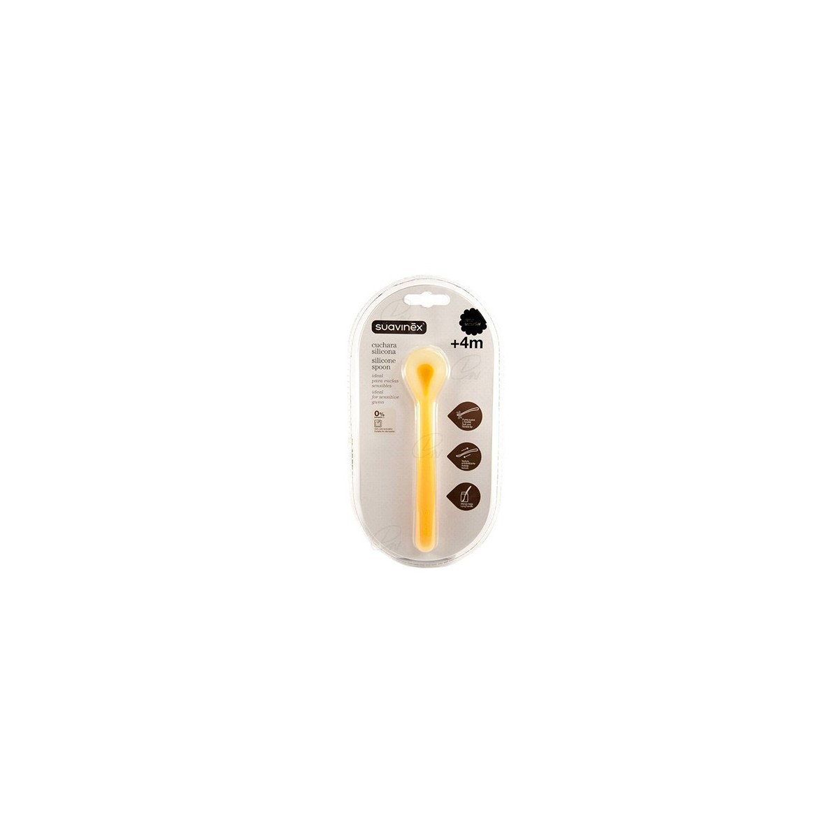 SUAVINEX CUCHARA SILICONA 4M