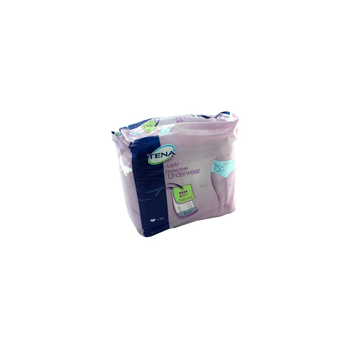 TENA PROTECTIVE UNDERWEAR PLUS T  GDE 10 U