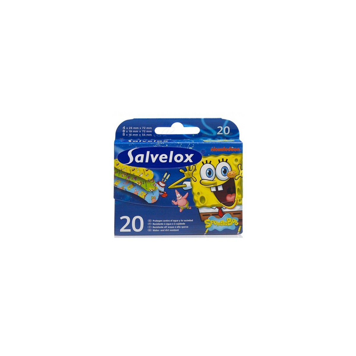SALVELOX BOB ESPONJA 20 U INFANTILES