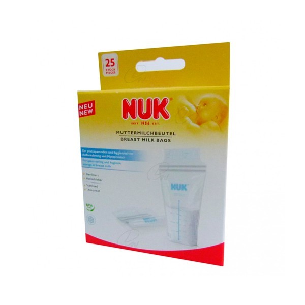 BOLSAS DE LECHE MATERNA 25 U