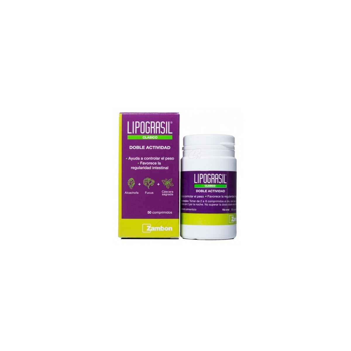LIPOGRASIL CLÁSICO 50 COMP RECUBIERTOS