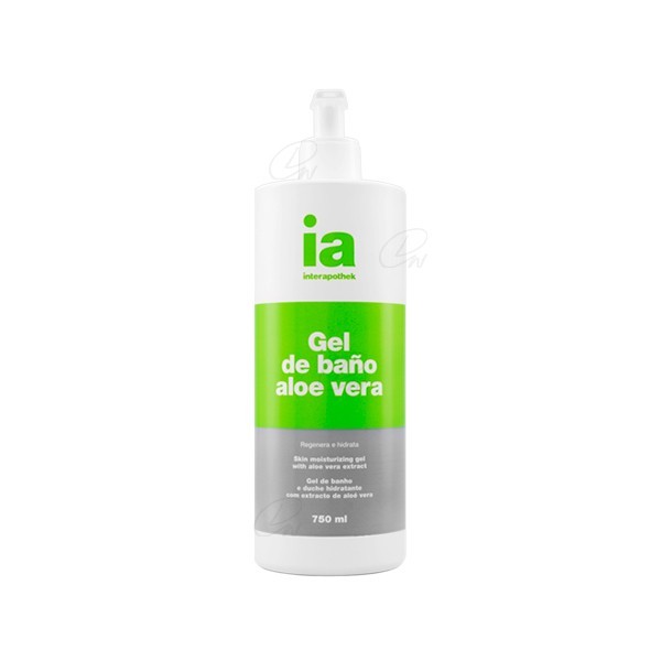 INTERAPOTHEK GEL DE BAÑO ALOE VERA 750 ML CON DOSIFICADOR
