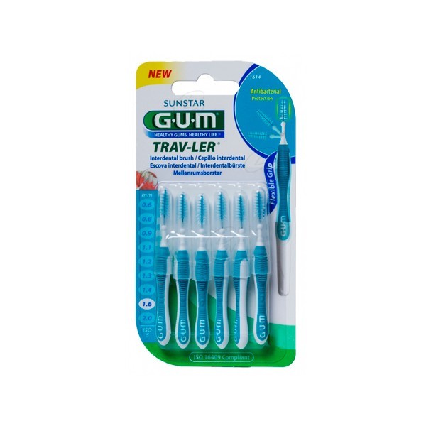 CEPILLO INTERDENTAL CONICO 16 MM 6 U