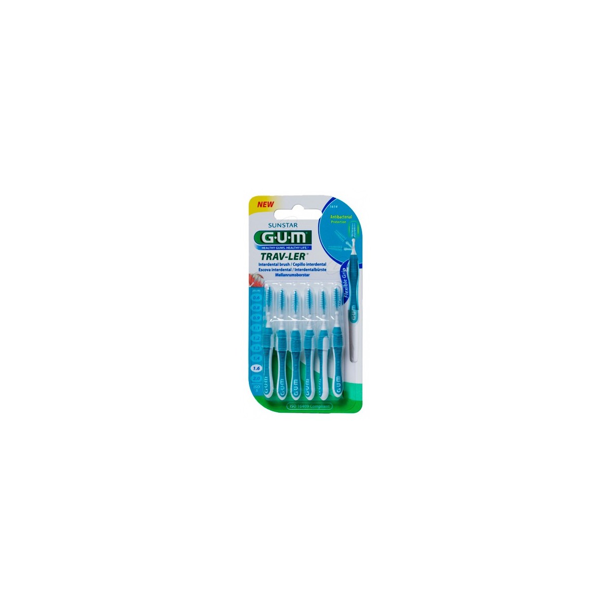 CEPILLO INTERDENTAL CONICO 16 MM 6 U