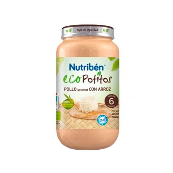 NUTRIBEN ECO POTITO POLLO GOURMET CON ARROZ 250 G