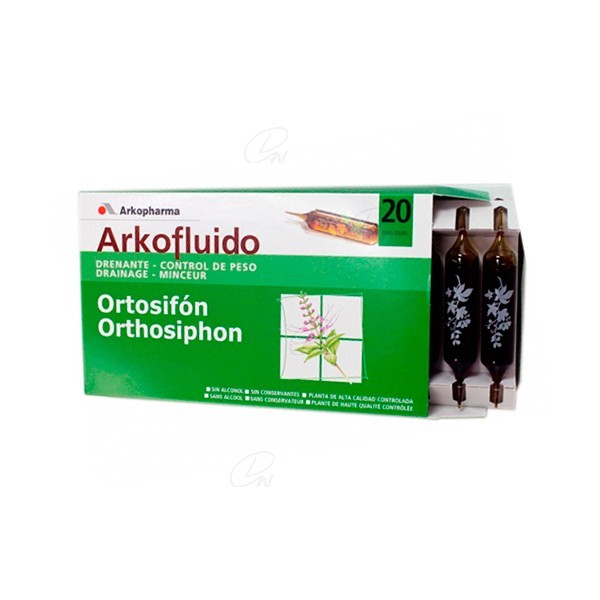 ORTOSIFON ARKOFLUIDO AMPOLLA BEBIBLE 15 ML 20 AMP