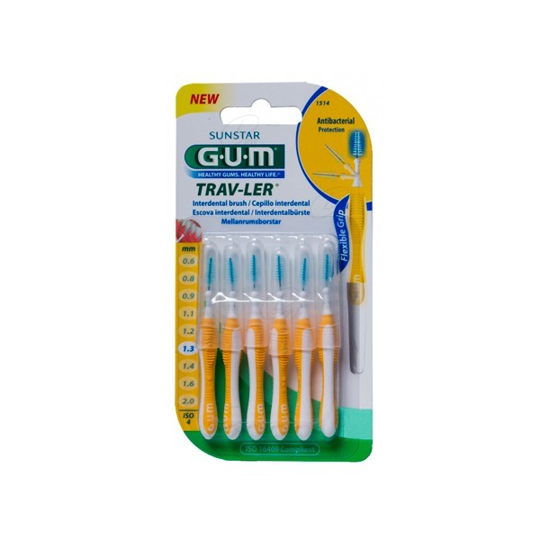 CEPILLO INTERDENTAL VIAJE EXTRAFINO 13 MM CONICO 6U
