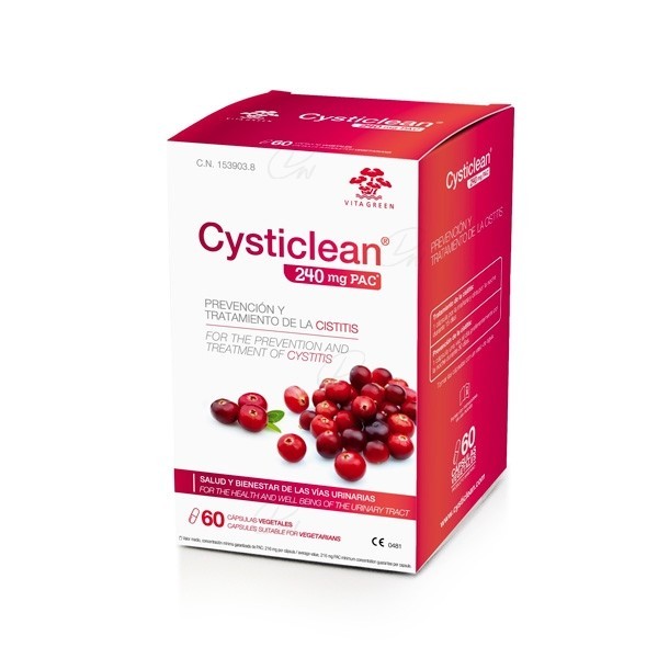 CYSTICLEAN 240 MG PAC 60 CAPSULAS