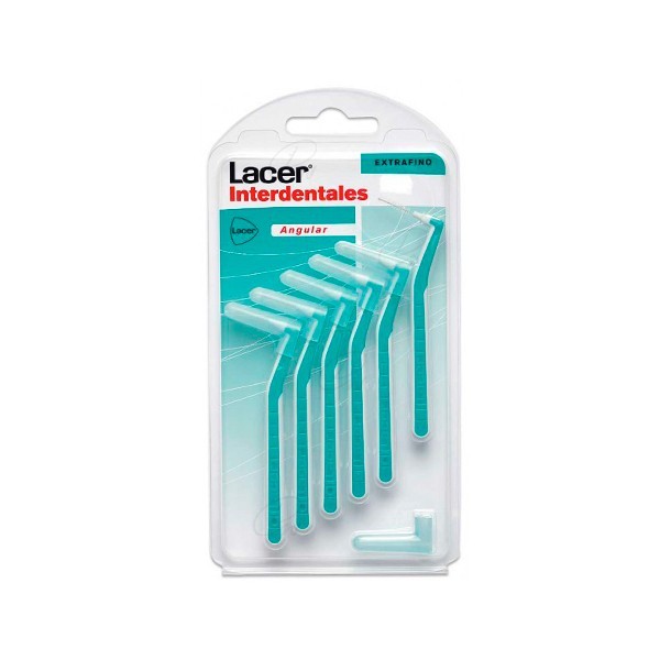 CEPILLO INTERDENTAL EXTRAFINO ANGULAR LACER 6 UDS