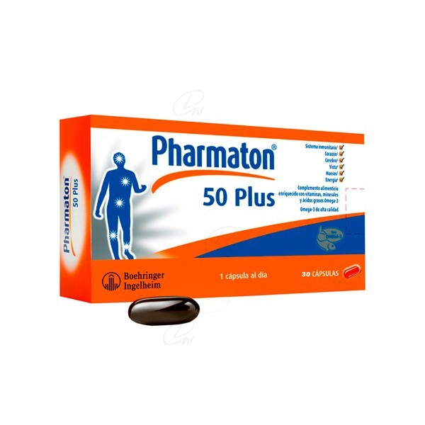 PHARMATON 50 PLUS 60 CAPS